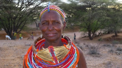 Femme agée de la tribut des Samburu